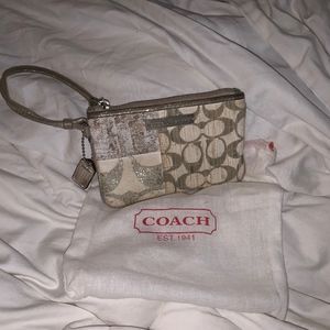 Never Used Coach Poppy Wristlet